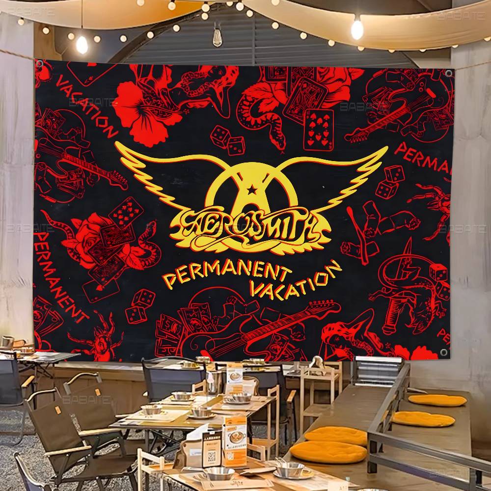 Commercial Printing Companies Usa - Classic Rock Band A-Aerosmith Advanced Printing