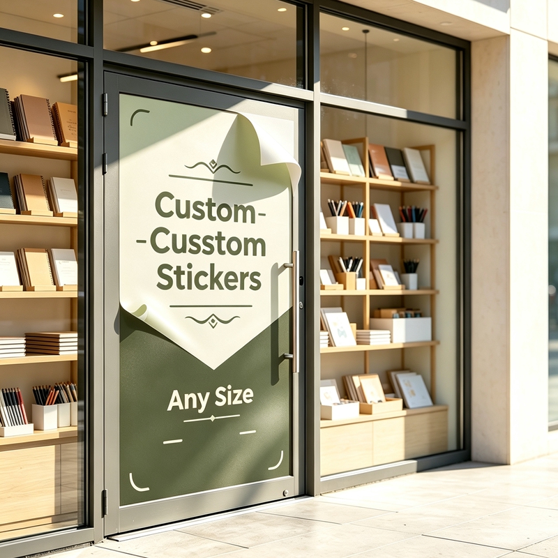 Commercial Printing And Graphics - Custom Any‑Size 100cm Stickers Brand Graphic