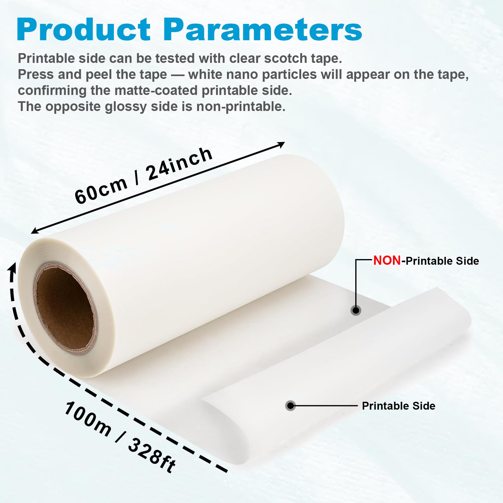 DTF Transfer Film Rolls 24in×3 - Commercial Printing On Fabric 评论和价格