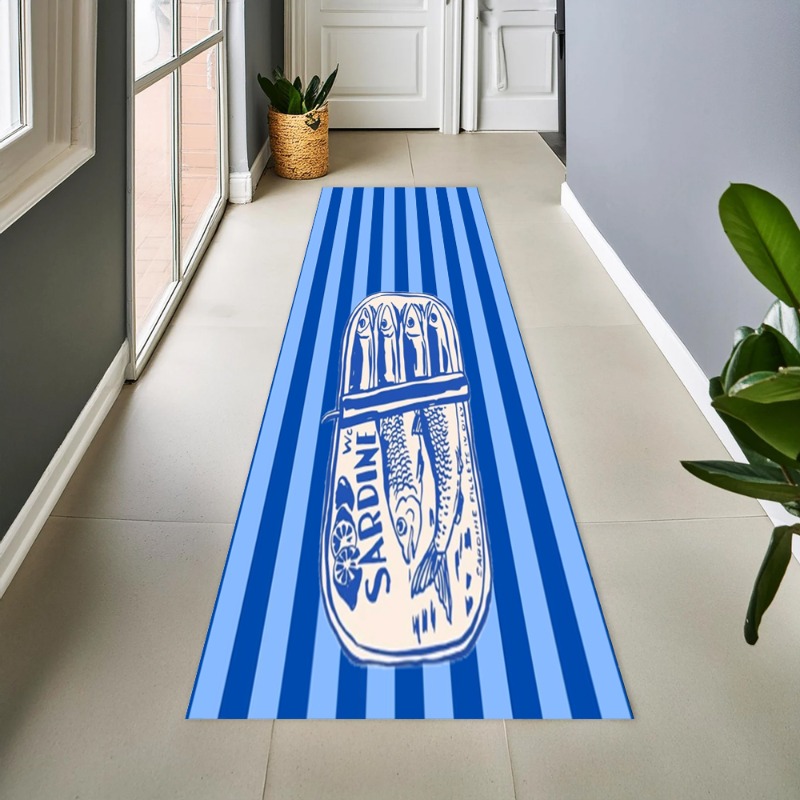 Vintage Blue Striped Sardine G - Commercial Printing And Graphics 评论和价格