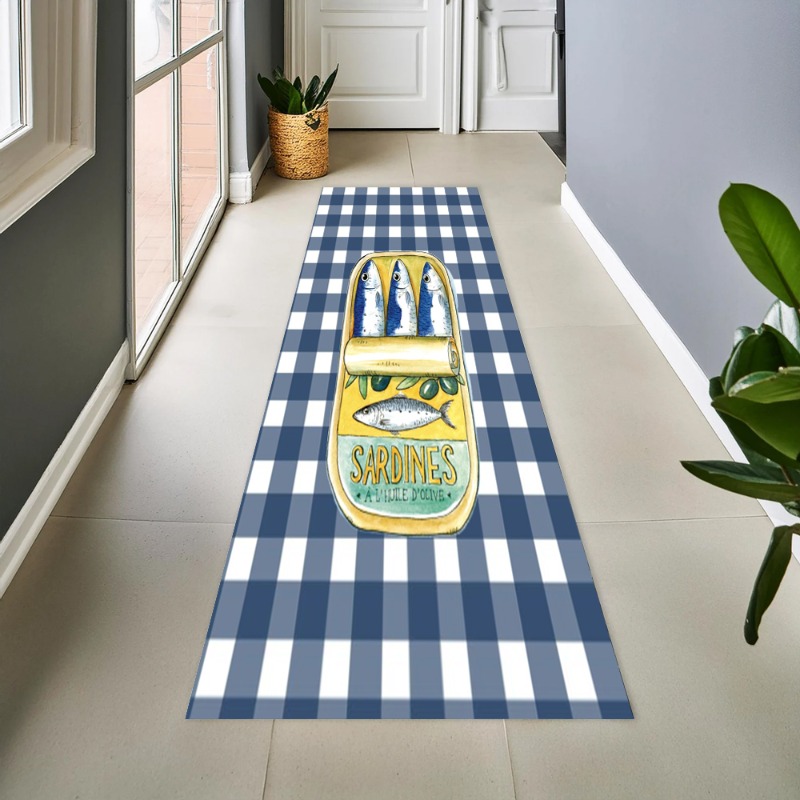 Vintage Blue Striped Sardine G - Commercial Printing And Graphics 评论和价格