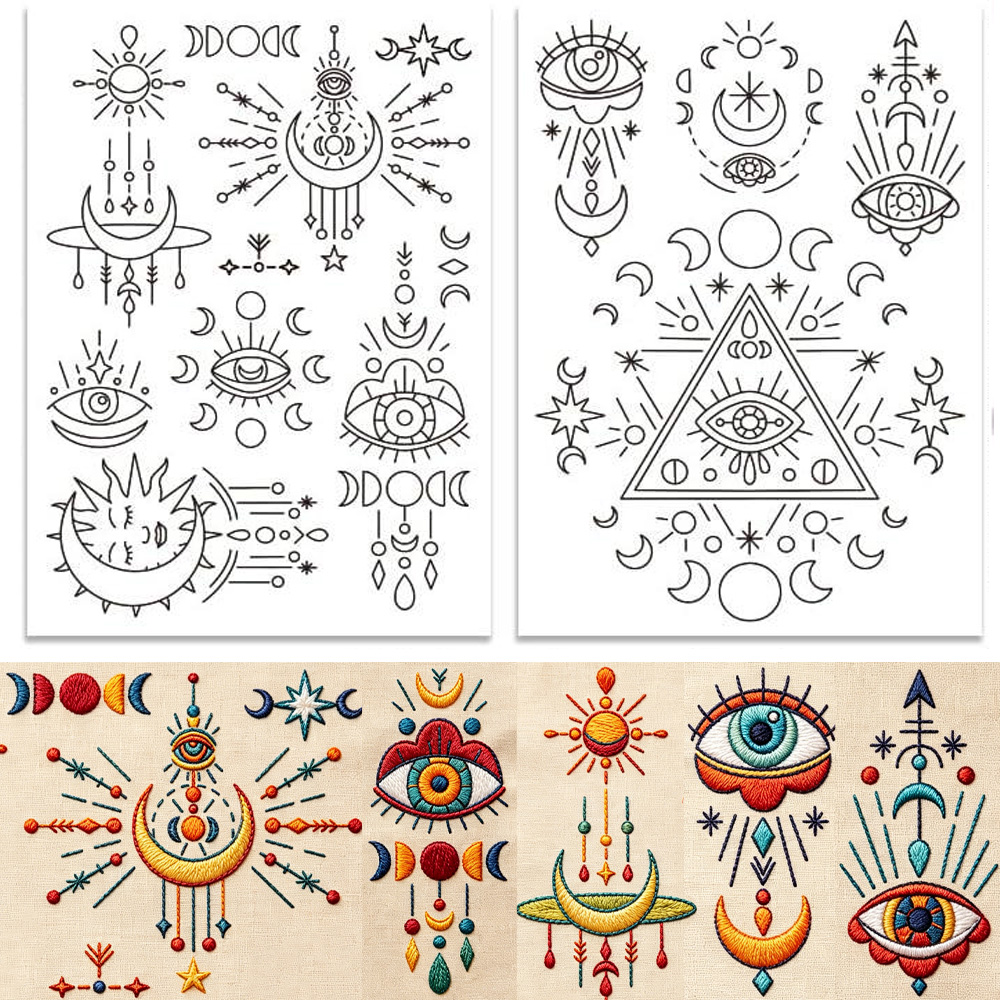 Stick And Stitch Mystical Sun  - Embroidery Stabilizer Backing 评论和价格