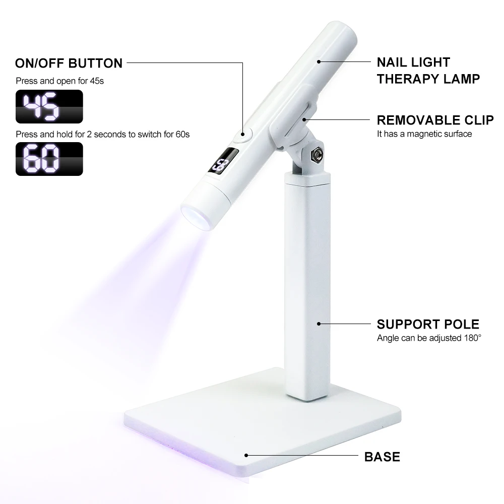 Mini Nail Art UV LED Light Rec - Uv Led Lamp Printer 评论和价格