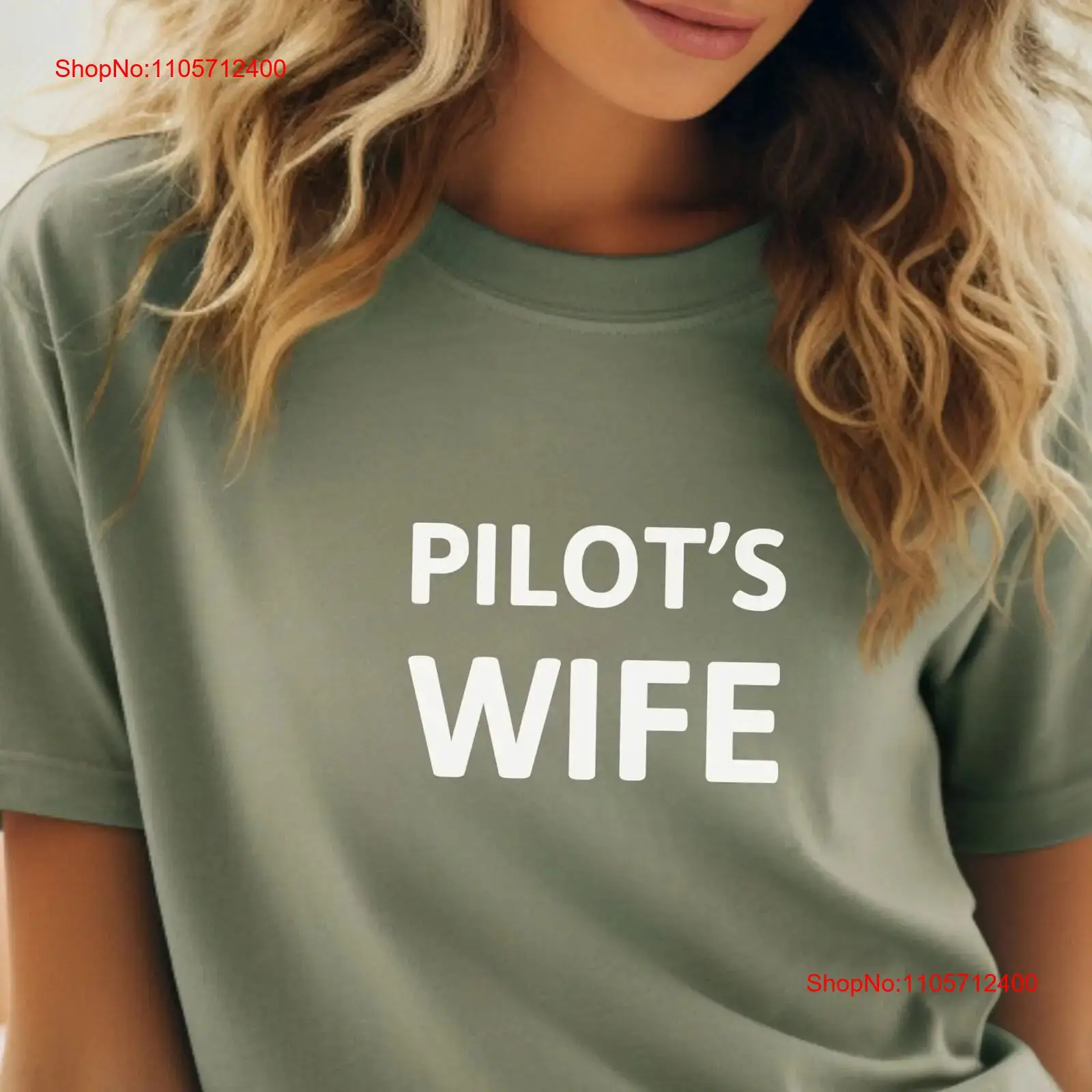 Pilot's Wife Funny T Shirt Avi - Commercial Printing And Graphics 评论和价格